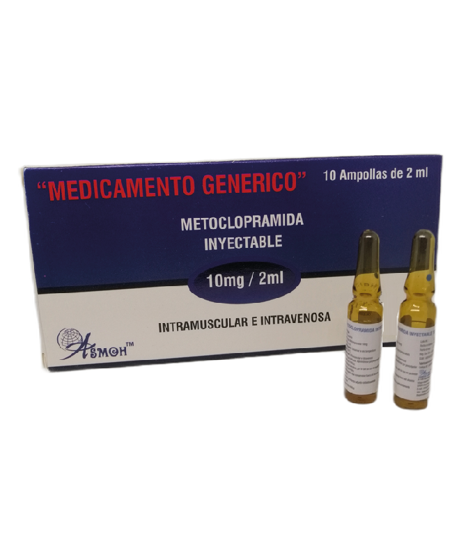 METOCLOPRAMIDA INYECTABLE 10 mg/2 ml