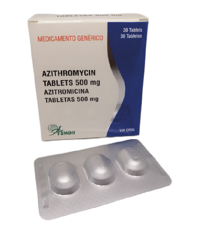 AZITROMICINA TABLETAS 500 mg