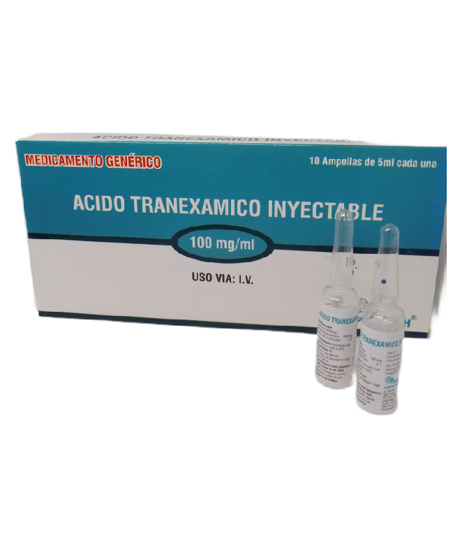 ACIDO TRANEXAMICO INYECTABLE 100 MG/ML